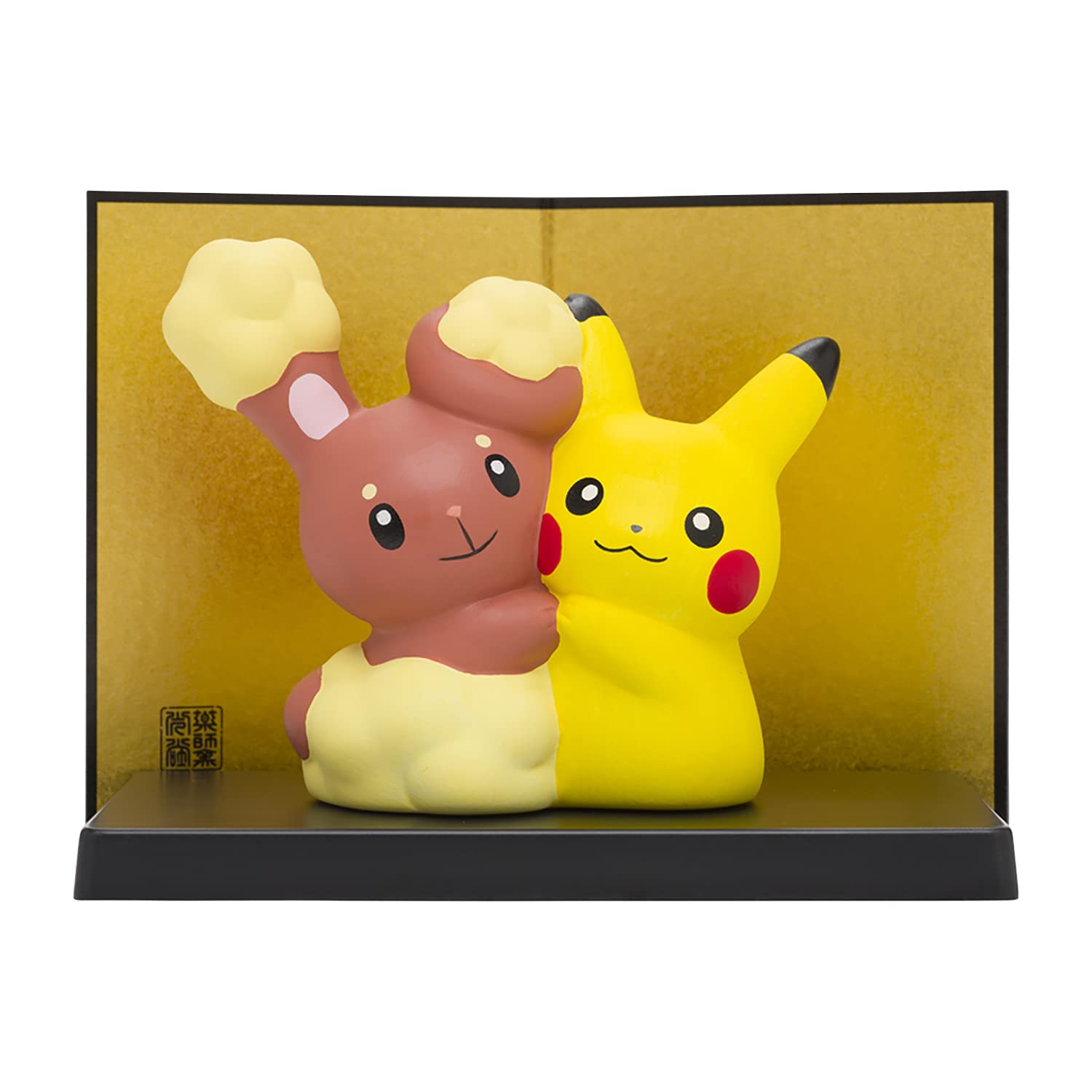Ceramic Decoration Pikachu And Buneary POKÉMON X Yakushigama- Japan Figure Store - #1 Bring To You The Best Japanese Goods