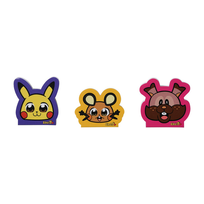 POKEMON CENTER ORIGINAL Die-Cut Face Memo Set Pikachoose- Japan Figure Store - #1 Bring To You The Best Japanese Goods