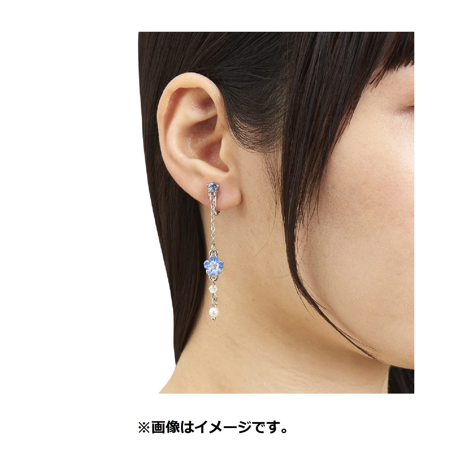 POKEMON CENTER ORIGINAL Earring Baby Blue Eyes- Japan Figure Store - #1 Bring To You The Best Japanese Goods