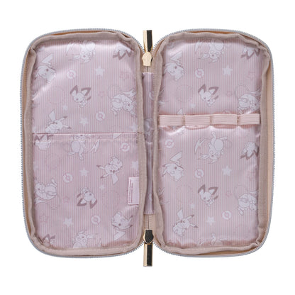 Pokemon Center Original Makeup Brush Set With Pouch Pikachu Raichu Pichu- Japan Figure Store - #1 Bring To You The Best Japanese Goods