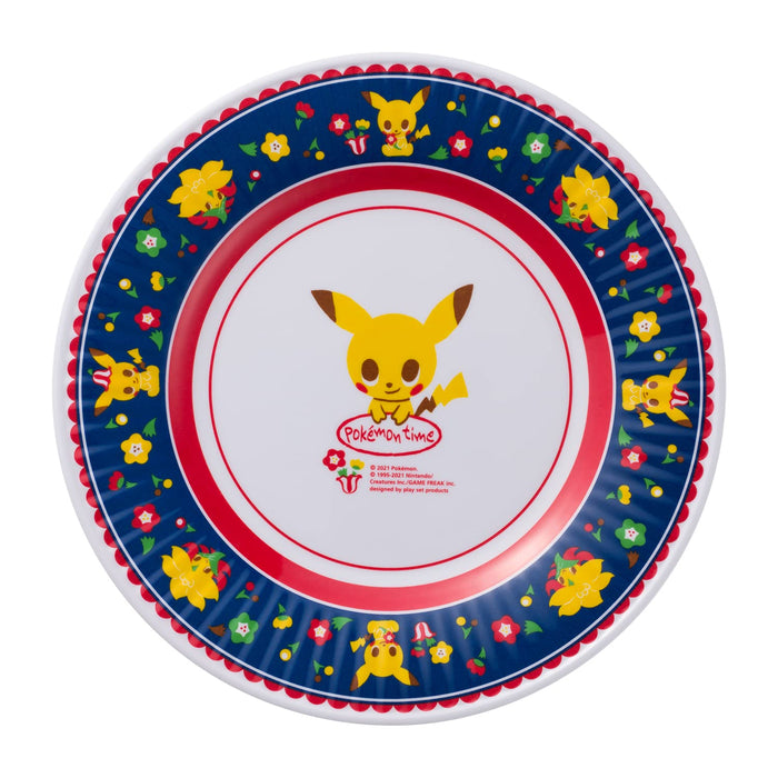 POKEMON CENTER ORIGINAL Melamine Plate Pokemon Time Pikachu Red- Japan Figure Store - #1 Bring To You The Best Japanese Goods