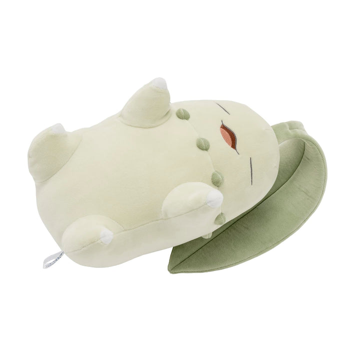 Pokémon Center Japan Original Mochiri Plush Chikorita Sleep Good Night- Japan Figure Store - #1 Bring To You The Best Japanese Goods