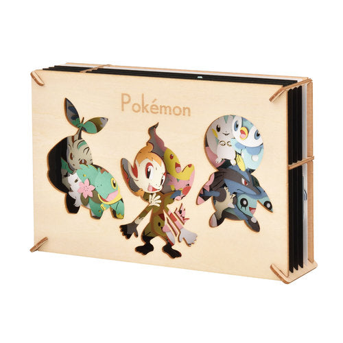 Pokemon Center Original Paper Theater Wood Style Sinnoh Pokemon Japan Figure 4970381511265 2
