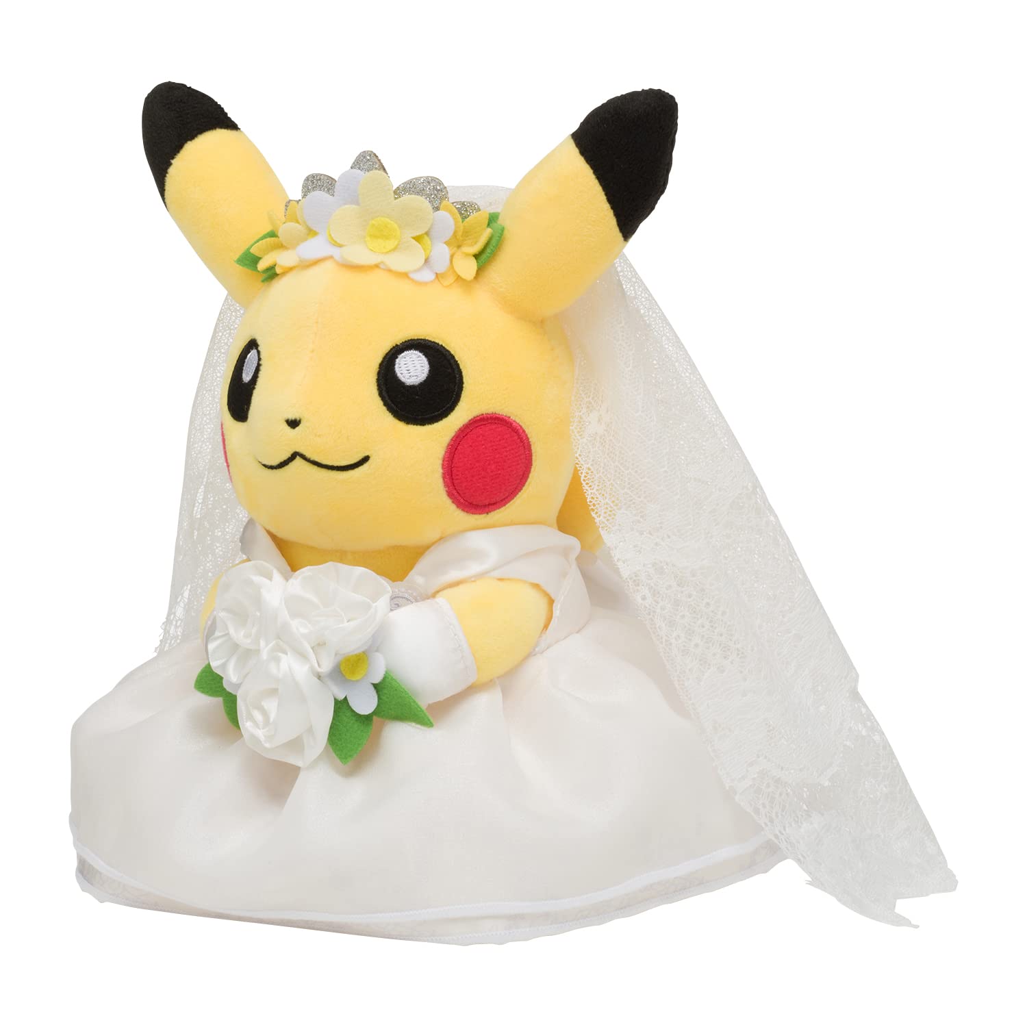 Pokemon Center Original Plush Toy Pikachu Female Figure Pokémon Garden Wedding- Japan Figure Store - #1 Bring To You The Best Japanese Goods