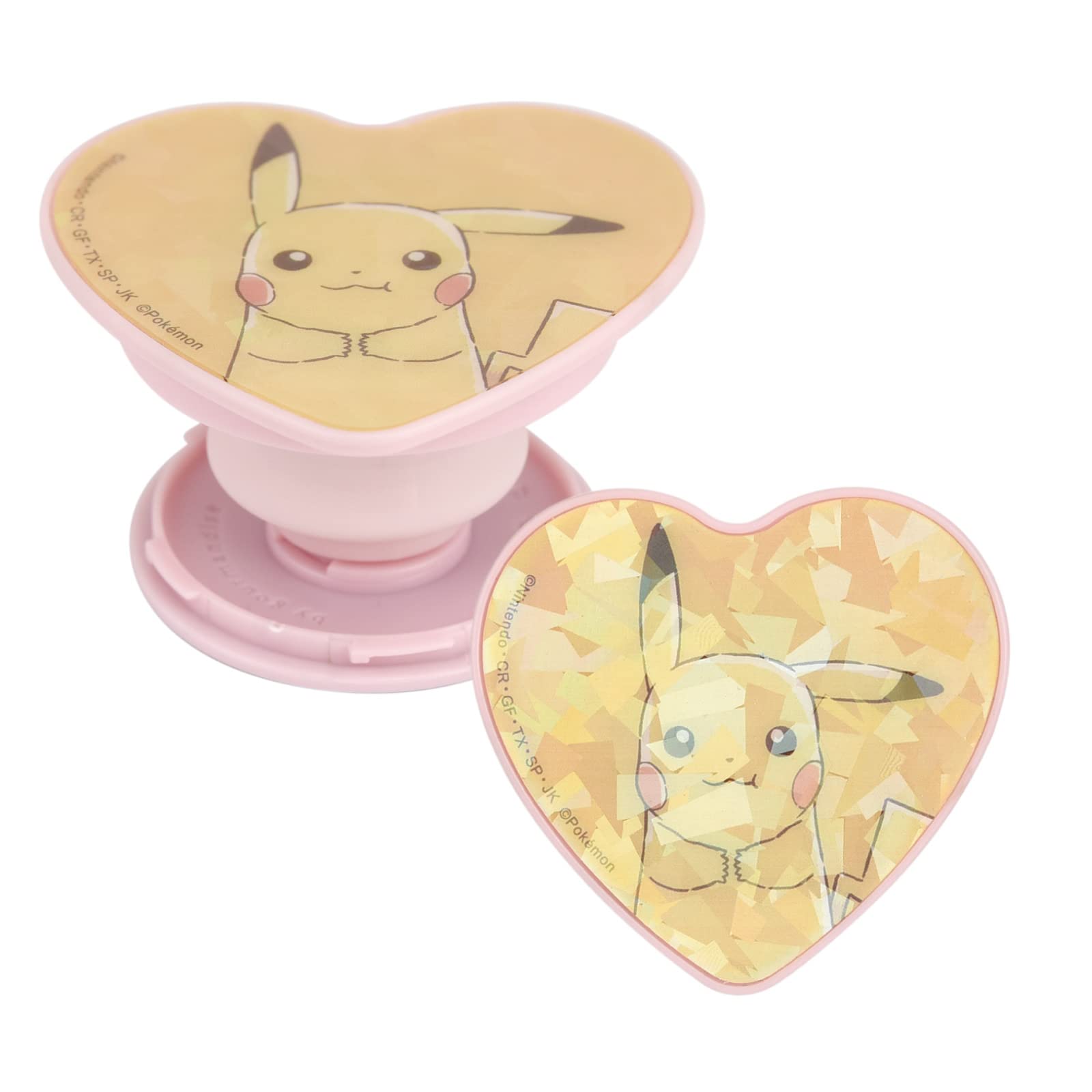 POKEMON CENTER ORIGINAL Smartphone Holding Support Die-Cut Pocopoco Hologram Pikachu- Japan Figure Store - #1 Bring To You The Best Japanese Goods