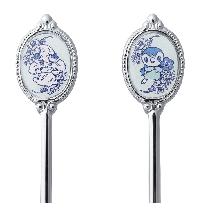 POKEMON CENTER ORIGINAL - Spoon & Fork Baby Blue Eyes Piplup & Alcremie- Japan Figure Store - #1 Bring To You The Best Japanese Goods