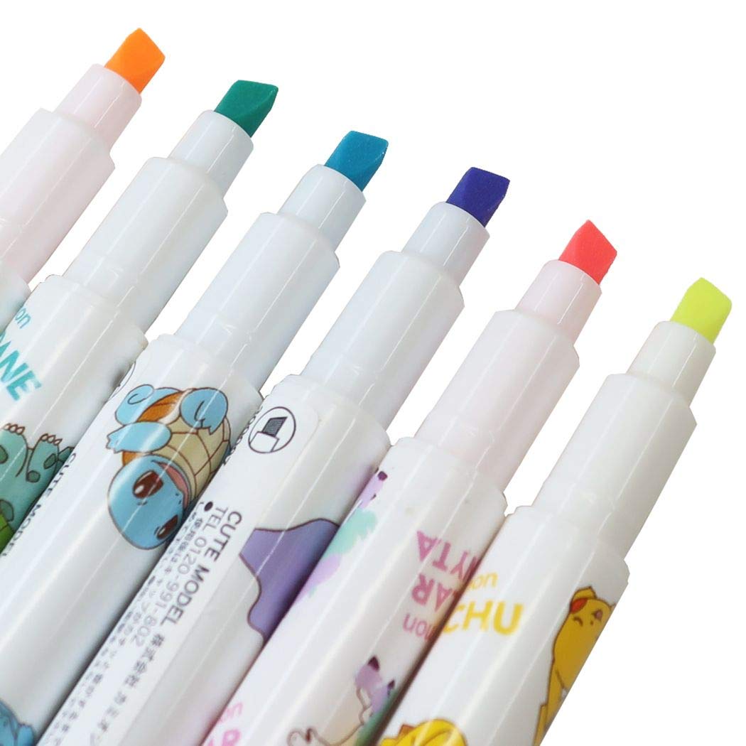 Pokemon [Color Pen] Fluorescent Twin Marker/Pikachu Yellow Pokemon- Japan Figure Store - #1 Bring To You The Best Japanese Goods