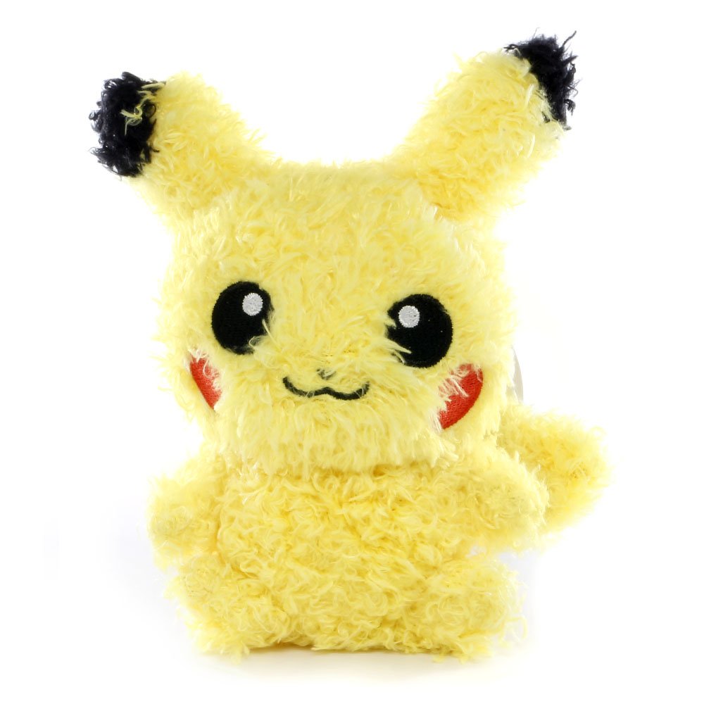 SEKIGUCHI Pokemon Fluffy Mascot Plush Doll Pikachu- Japan Figure Store - #1 Bring To You The Best Japanese Goods