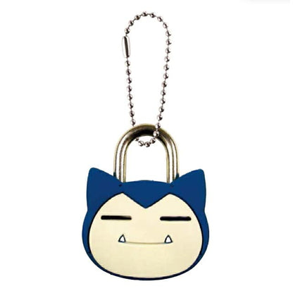 POKEMON CENTER ORIGINAL - Mascot Padlock Keychain Snorlax- Japan Figure Store - #1 Bring To You The Best Japanese Goods