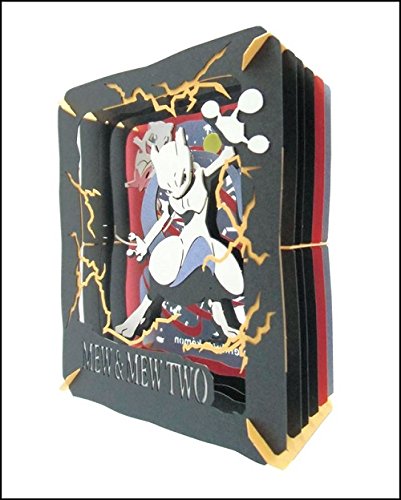 ENSKY Paper Theater Pt-072 Pokemon Mew And Mewtwo- Japan Figure Store - #1 Bring To You The Best Japanese Goods