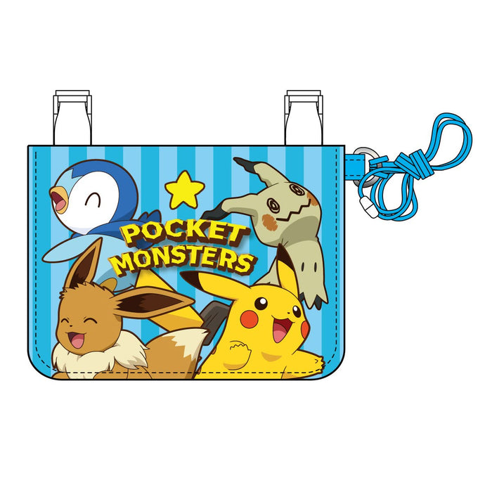 Pokemon Center Original Mini Pouch Wallet With Neck Strap Blue- Japan Figure Store - #1 Bring To You The Best Japanese Goods