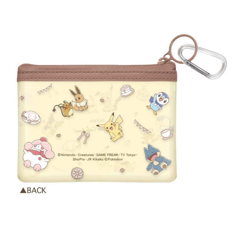 Pokemon Center Mini Pouch W/Carabiner Cafe- Japan Figure Store - #1 Bring To You The Best Japanese Goods