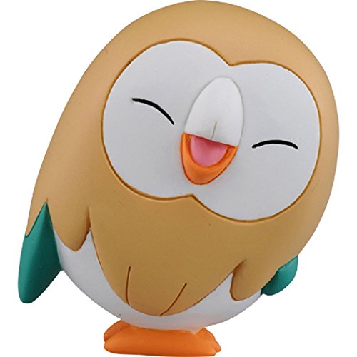 Pokemon Monster Collection Moncolle-ex Rowlet Mokuro Smile Ver Takara Tomy- Japan Figure Store - #1 Bring To You The Best Japanese Goods
