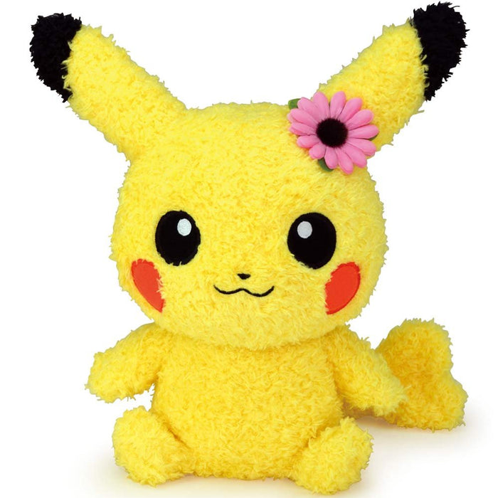 Pokemon Fluffy Plush Doll Pikachu Female- Japan Figure Store - #1 Bring To You The Best Japanese Goods