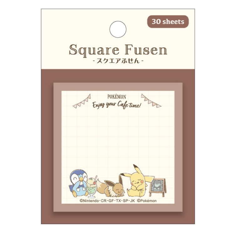 Pokemon Center Square Sticky Notes Cafe- Japan Figure Store - #1 Bring To You The Best Japanese Goods