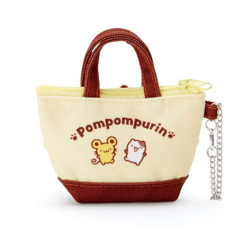 Pompompurin Mini Tote Bag Type Mascot Holder Japan Figure 4550337544112 1