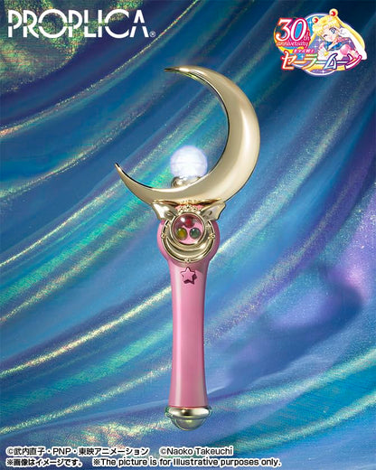 Bandai Spirits - Proplica Sailor Moon Moon Stick Brilliant Color Edition 260mm ABS Finished Product- Japan Figure Store - #1 Bring To You The Best Japanese Goods