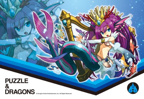 Ensky Japan Puzzle & Dragons 300 Piece Ocean Diva Siren 300-744- Japan Figure Store - #1 Bring To You The Best Japanese Goods