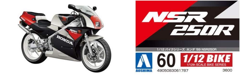 AOSHIMA Bike 1/12 Honda Nsr250R '89 Plastic Model- Japan Figure Store - #1 Bring To You The Best Japanese Goods