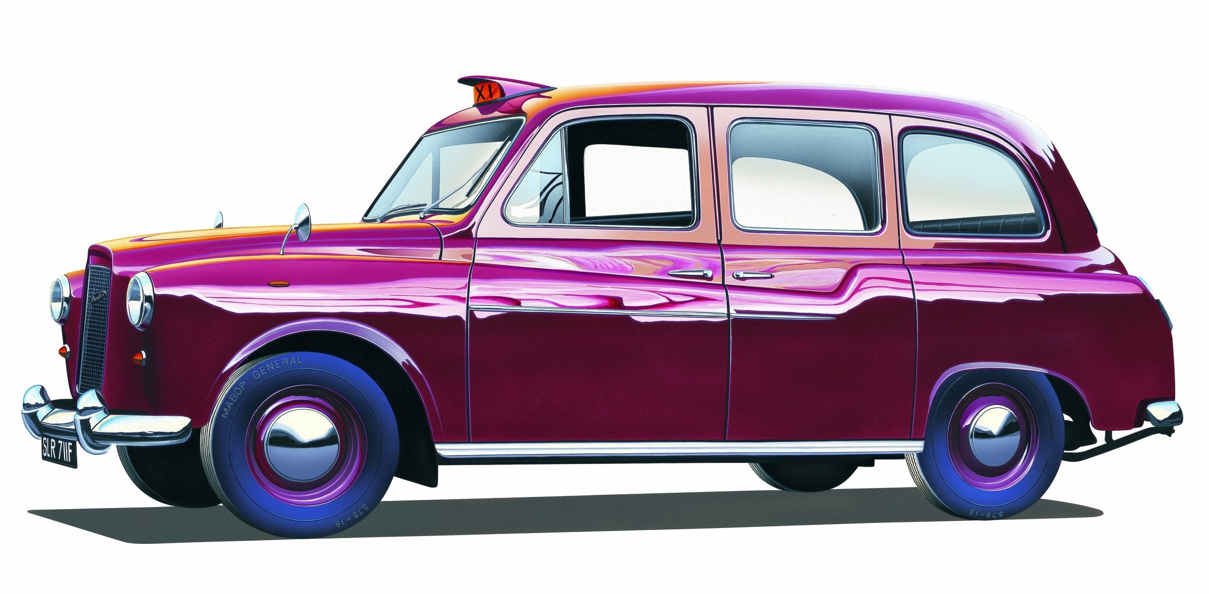 AOSHIMA 03909 K-On! London Cab Taxi 1/24 Scale Kit- Japan Figure Store - #1 Bring To You The Best Japanese Goods