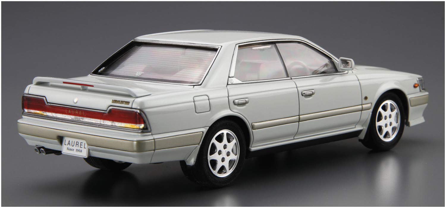 AOSHIMA The Model Car 1/24 Nissan Hc33 Laurel Medalist Club L '91 Plastic Model- Japan Figure Store - #1 Bring To You The Best Japanese Goods