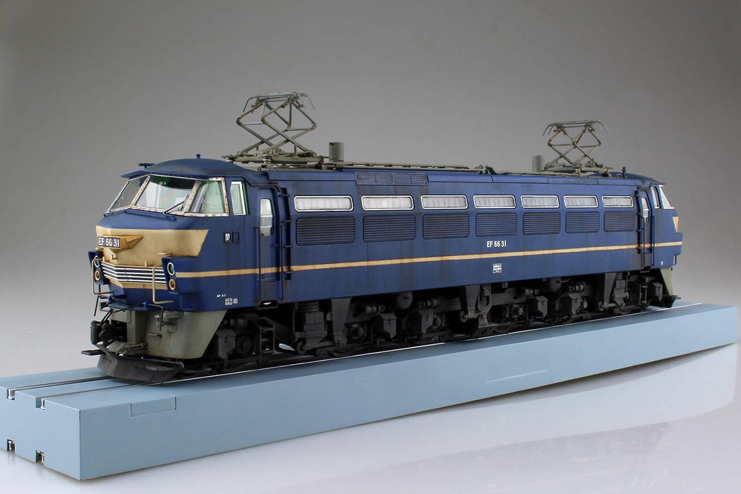 Qingdao Bunka Kyozai 1/45 Train Museum Oj Series No.4 Electric Locomotive Ef66 Late Type Plastic Model- Japan Figure Store - #1 Bring To You The Best Japanese Goods