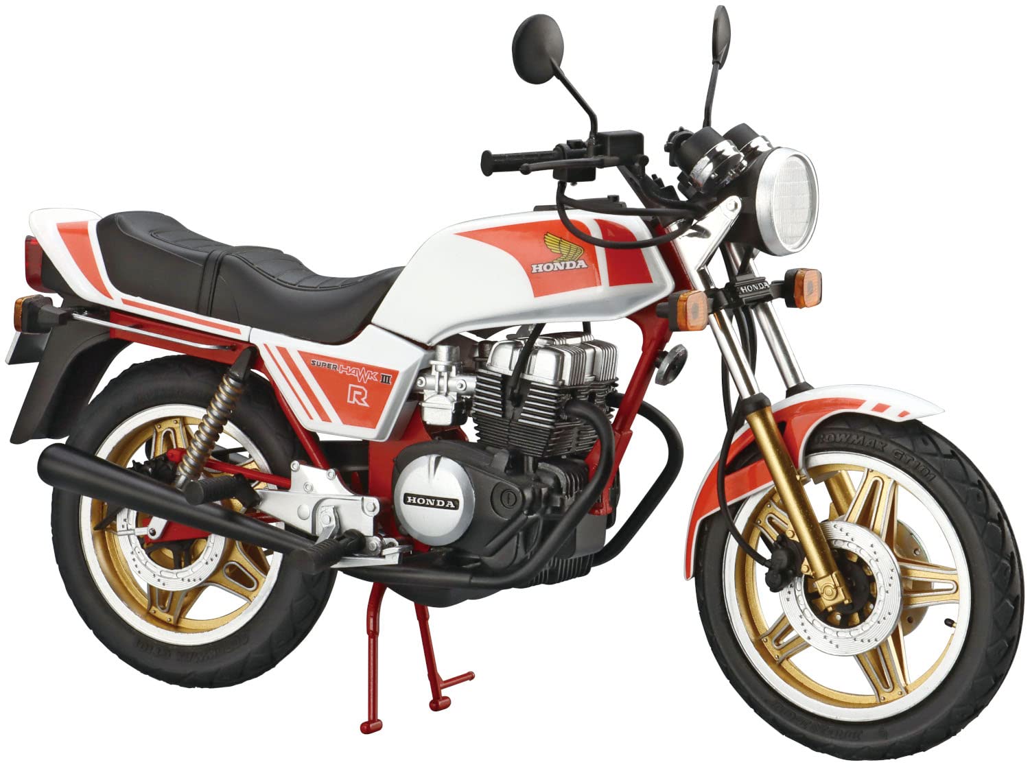 AOSHIMA The Bike No.16 1/12 Honda Super Hawk Lllr 1981 Plastic Model- Japan Figure Store - #1 Bring To You The Best Japanese Goods