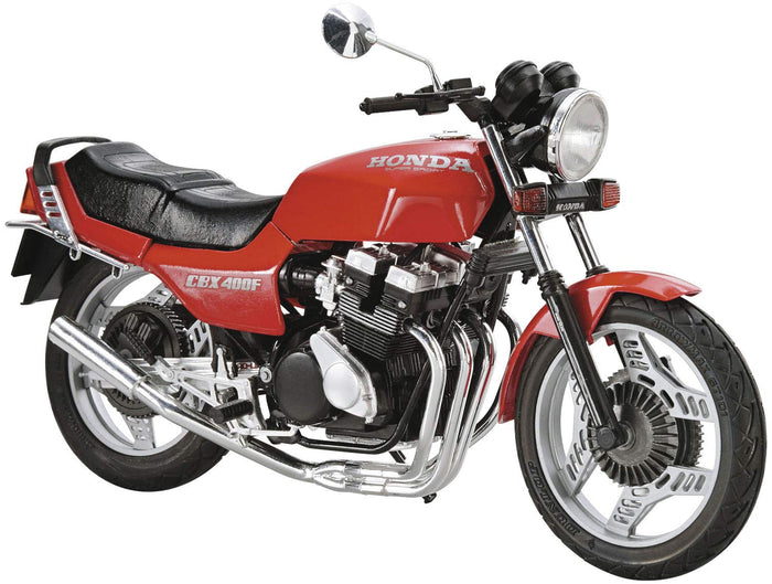 AOSHIMA The Bike 1/12 Honda Nc07 Cbx400F Monza Red '81 W/ Custom Parts Plastic Model- Japan Figure Store - #1 Bring To You The Best Japanese Goods