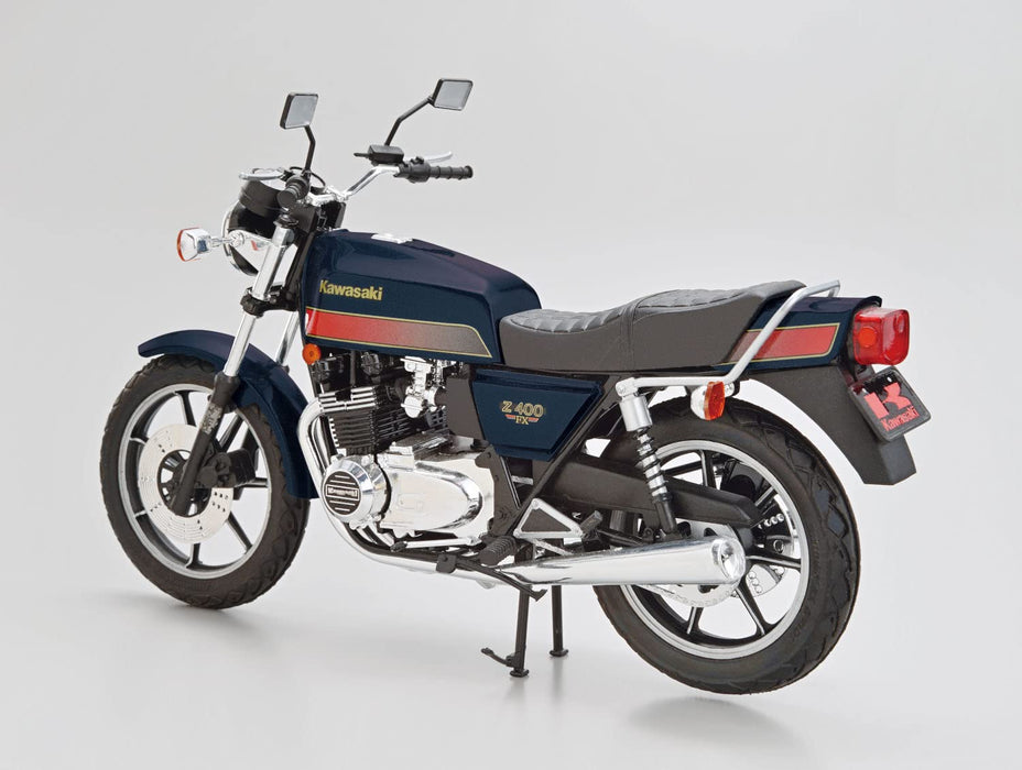 AOSHIMA The Bike No.5 1/12 Kawasaki Kz400E Z400Fx 1981 Plastic Model- Japan Figure Store - #1 Bring To You The Best Japanese Goods