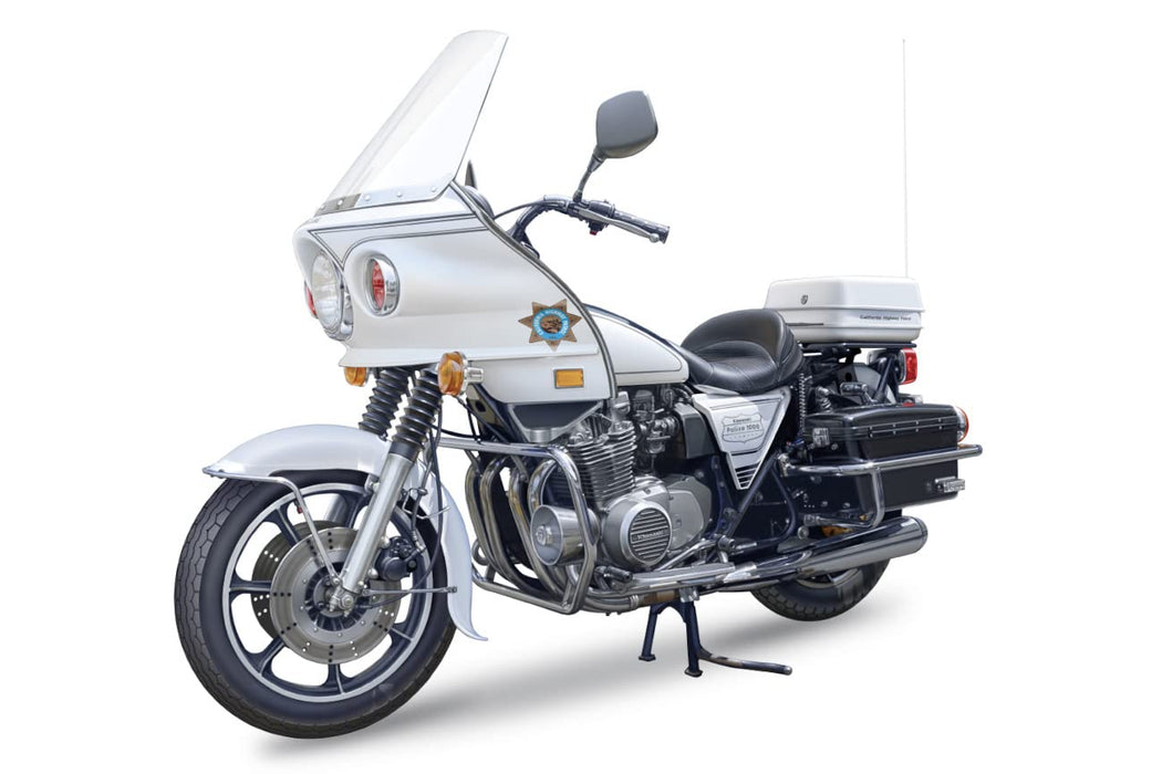 AOSHIMA The Bike 1/12 Kawasaki Kz1000 Police Plastic Model- Japan Figure Store - #1 Bring To You The Best Japanese Goods