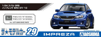 AOSHIMA The Model Car 1/24 Subaru Grb Impreza Wrx Sti '10 Plastic Model- Japan Figure Store - #1 Bring To You The Best Japanese Goods