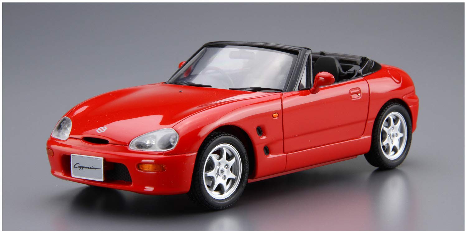 AOSHIMA The Model Car 1/24 Suzuki Ea11R Cappuccino 1991 Plastic Model- Japan Figure Store - #1 Bring To You The Best Japanese Goods