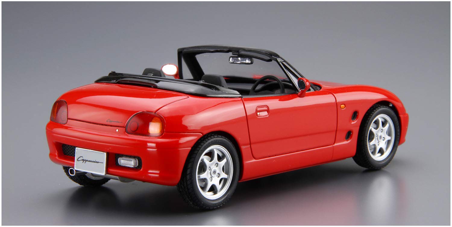 AOSHIMA The Model Car 1/24 Suzuki Ea11R Cappuccino 1991 Plastic Model- Japan Figure Store - #1 Bring To You The Best Japanese Goods