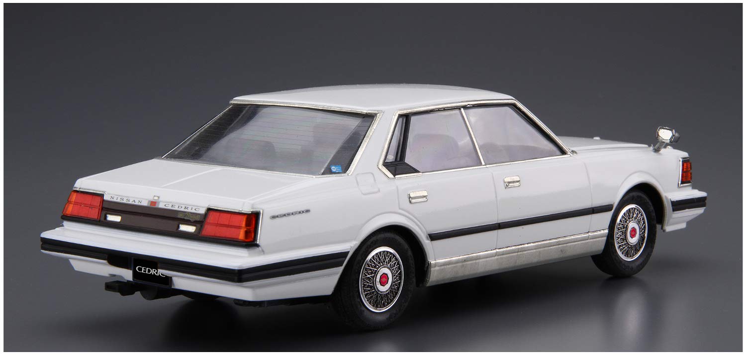 AOSHIMA The Model Car 1/24 Nissan P430 Cedric/Gloria 4Ht280E Brougham 1982 Plastic Model- Japan Figure Store - #1 Bring To You The Best Japanese Goods