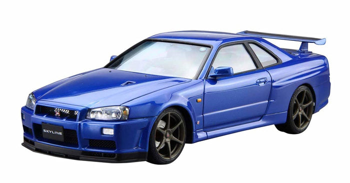 AOSHIMA The Model Car 1/24 Nissan Bnr34 Skyline Gt-R V-Spec Ii '02 Plastic Model- Japan Figure Store - #1 Bring To You The Best Japanese Goods