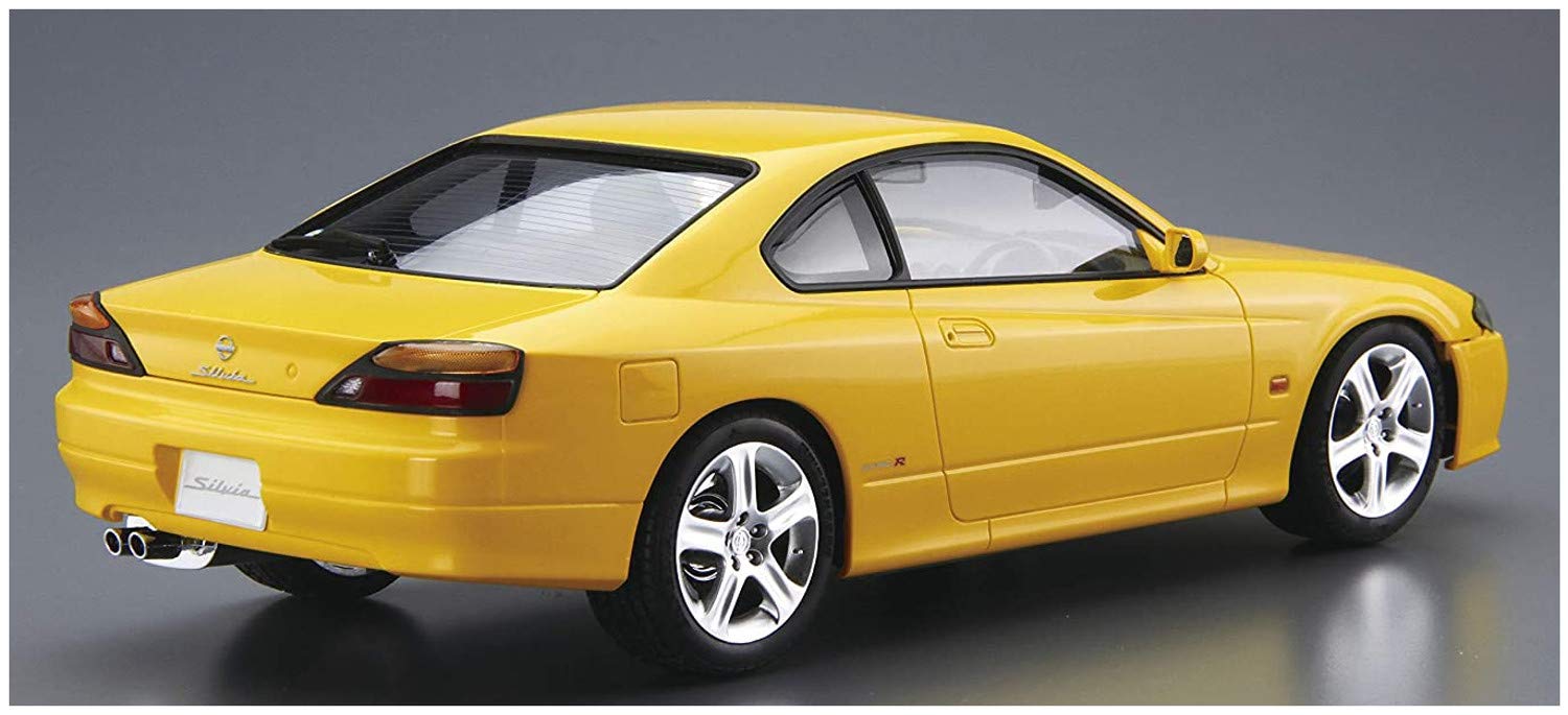 AOSHIMA The Model Car 1/24 Nissan S15 Silvia Spec.R '99 Plastic Model- Japan Figure Store - #1 Bring To You The Best Japanese Goods
