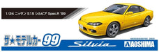 AOSHIMA The Model Car 1/24 Nissan S15 Silvia Spec.R '99 Plastic Model- Japan Figure Store - #1 Bring To You The Best Japanese Goods