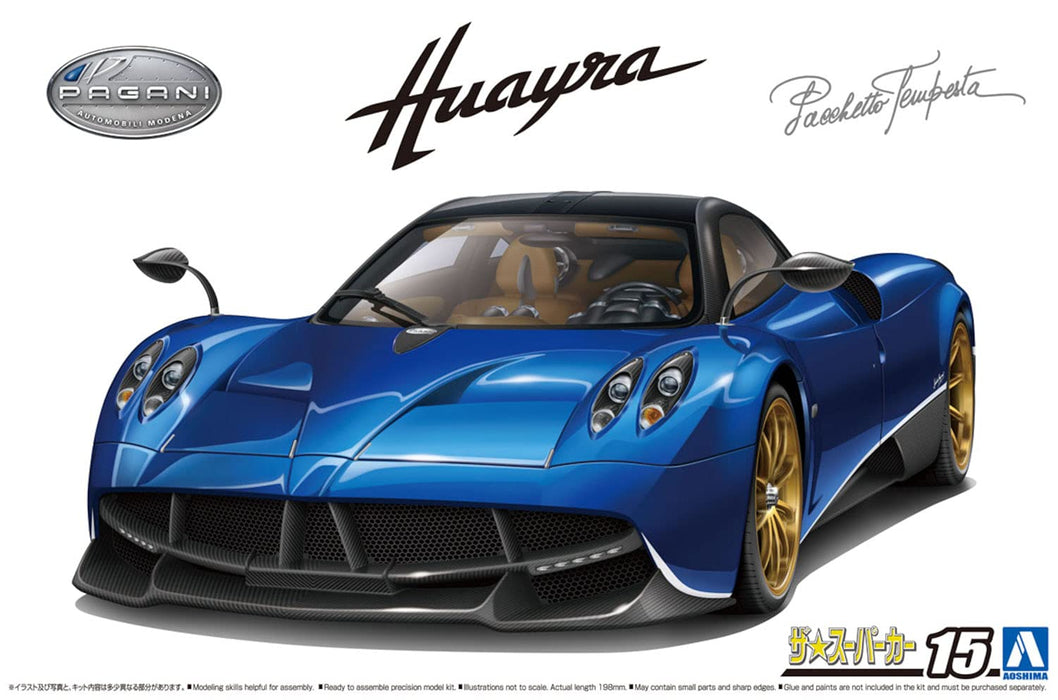 AOSHIMA The Super Car 1/24 Pagani Huayra Pacchetto Tempesta Plastic Model- Japan Figure Store - #1 Bring To You The Best Japanese Goods