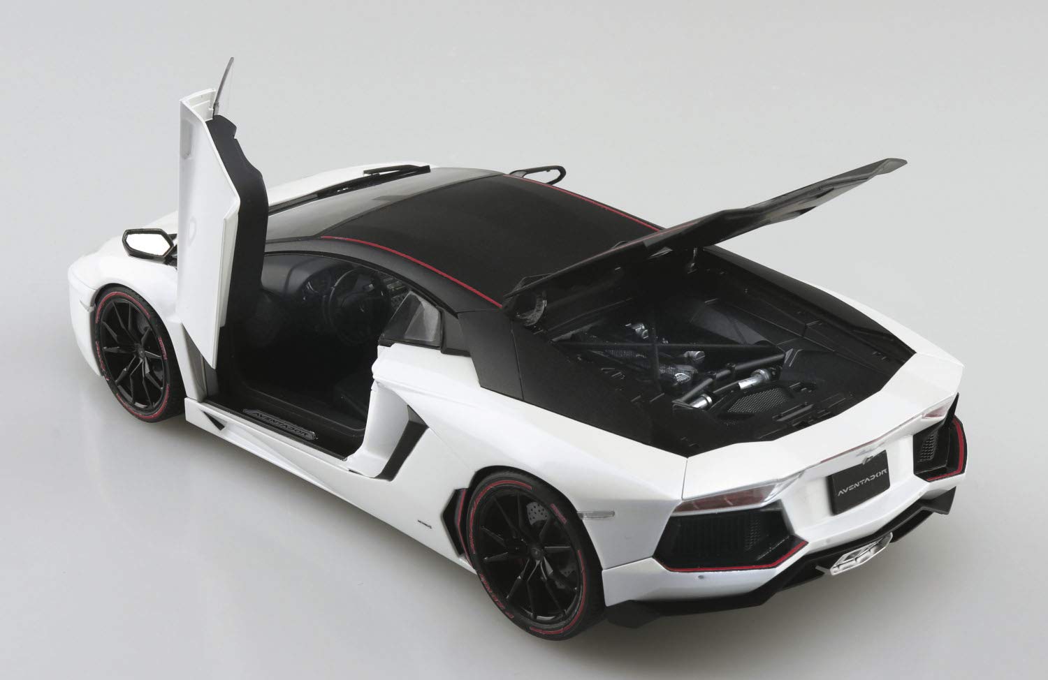 AOSHIMA The Super Car 1/24 Lamborghini Aventador Pirelli Edition '15 Plastic Model- Japan Figure Store - #1 Bring To You The Best Japanese Goods