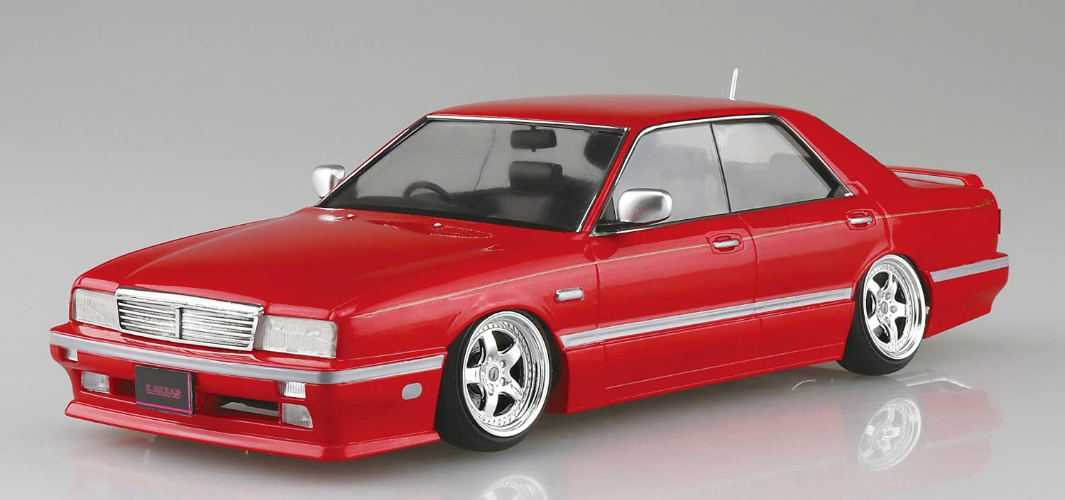 AOSHIMA The Tuned Car 1/24 Y31 Shima Ohbayashi Ver. '89 Nissan Plastic Model- Japan Figure Store - #1 Bring To You The Best Japanese Goods