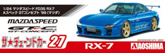 AOSHIMA The Tuned Car 1/24 Mazdaspeed Fd3S Rx-7 A-Spec Gt-C '99 Mazda Plastic Model- Japan Figure Store - #1 Bring To You The Best Japanese Goods