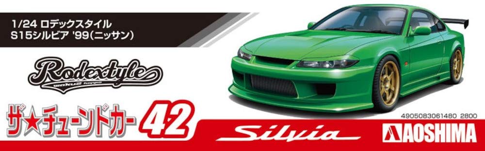 AOSHIMA The Tuned Car 1/24 Nissan Rodextyle S15 Silvia '99 Plastic Model- Japan Figure Store - #1 Bring To You The Best Japanese Goods