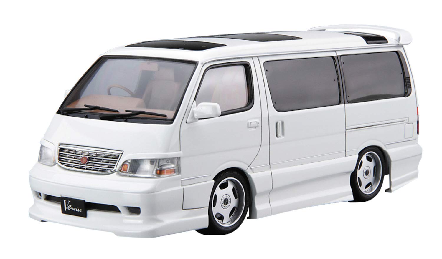 AOSHIMA The Tuned Car 1/24 Az-Max Kzh100 Hiace Wagon '99 Toyota Plastic Model- Japan Figure Store - #1 Bring To You The Best Japanese Goods