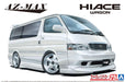AOSHIMA The Tuned Car 1/24 Az-Max Kzh100 Hiace Wagon '99 Toyota Plastic Model- Japan Figure Store - #1 Bring To You The Best Japanese Goods