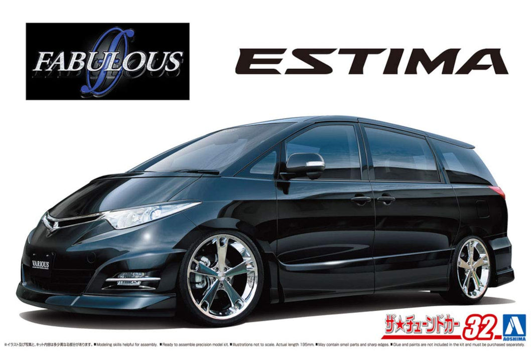 AOSHIMA The Tuned Car 1/24 Fabulous Various Gsr50 Estima '06 Toyota Plastic Model- Japan Figure Store - #1 Bring To You The Best Japanese Goods
