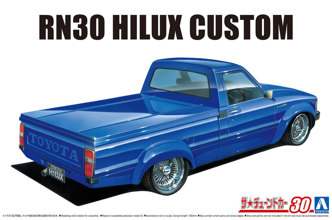 AOSHIMA The Tuned Car 1/24 Toyota Hilux Rn30 Custom '78 Plastic Model- Japan Figure Store - #1 Bring To You The Best Japanese Goods