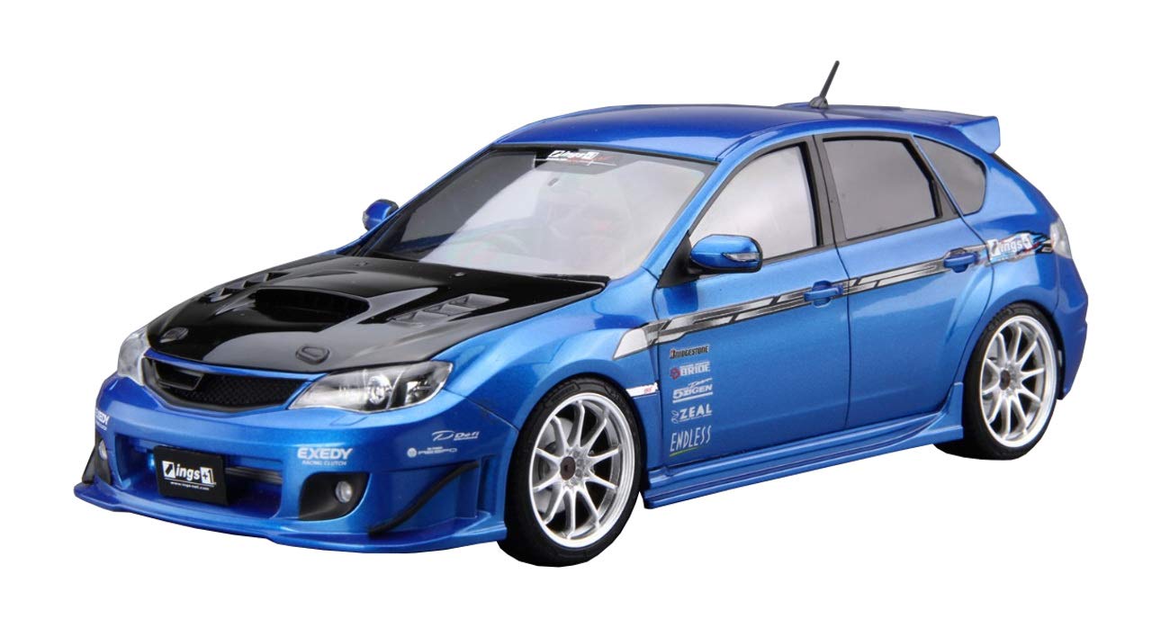 AOSHIMA The Tuned Car 1/24 Subaru Ings Grb Impreza Wrx Sti '07 Plastic Model- Japan Figure Store - #1 Bring To You The Best Japanese Goods