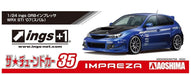 AOSHIMA The Tuned Car 1/24 Subaru Ings Grb Impreza Wrx Sti '07 Plastic Model- Japan Figure Store - #1 Bring To You The Best Japanese Goods