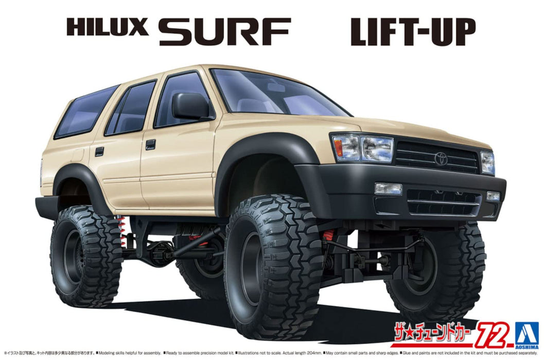 AOSHIMA The Tuned Car No.72 1/24 Vzn130G Hilux Sub Lift Up '91 Toyota Plastic Model- Japan Figure Store - #1 Bring To You The Best Japanese Goods
