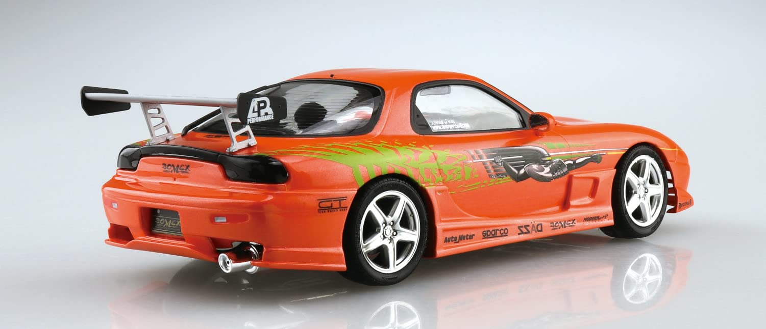 AOSHIMA The Tuned Car 1/24 Mazda Bomex Fd3S Rx-7 '99 Plastic Model- Japan Figure Store - #1 Bring To You The Best Japanese Goods